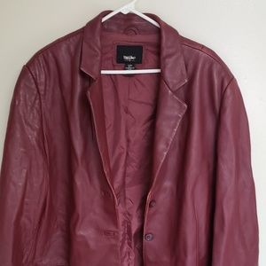 Mossimo Faux Leather Blazer